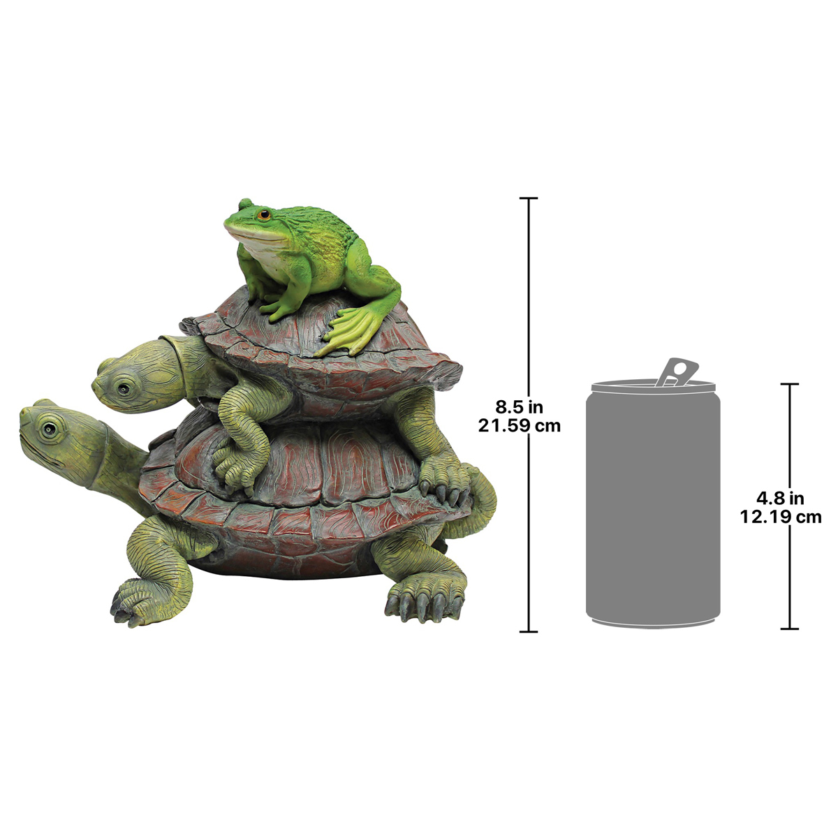 Image Thumbnail for Dt Two Turtles Stacked With Frog